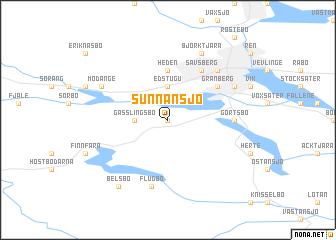 map of Sunnansjö