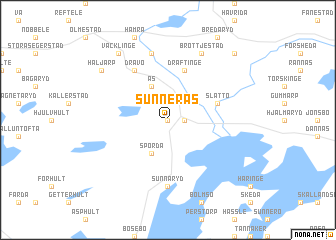 map of Sunnerås