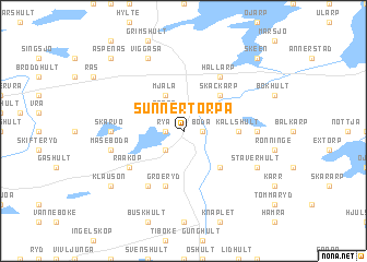 map of Sunnertorpa