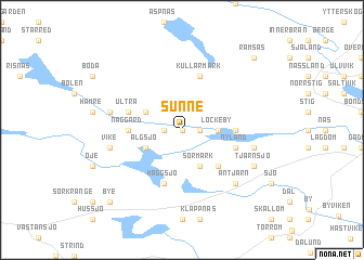 map of Sunne