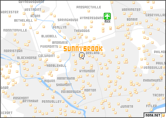 map of Sunnybrook