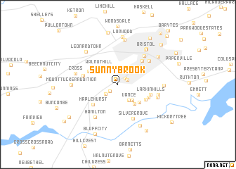map of Sunny Brook