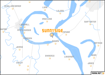 map of Sunnyside