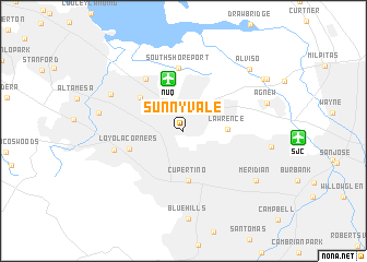 map of Sunnyvale