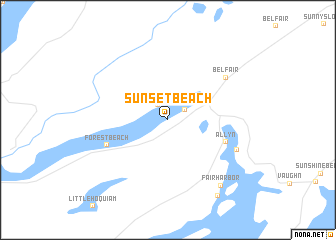 map of Sunset Beach