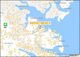 map of Sunset Beach