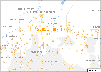 map of Sunset North