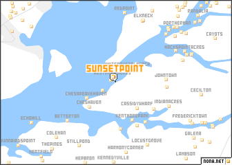 map of Sunset Point