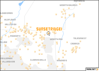 map of Sunset Ridge I