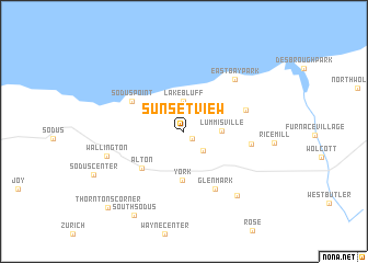 map of Sunset View