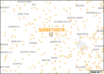 map of Sunset Vista