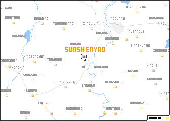 map of Sunshenyao
