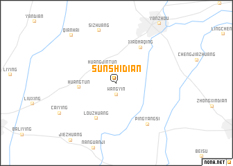 map of Sunshidian