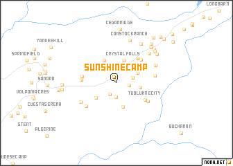 map of Sunshine Camp