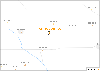 map of Sun Springs