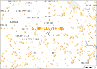 map of Sun Valley Farms