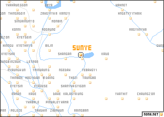 map of Sunye