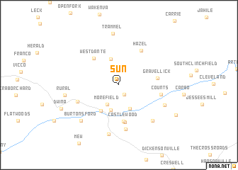 map of Sun