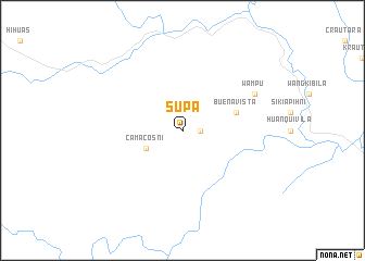 map of Supa