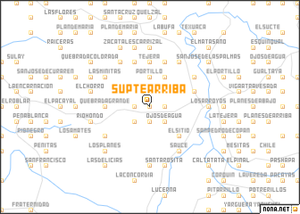 map of Supte Arriba