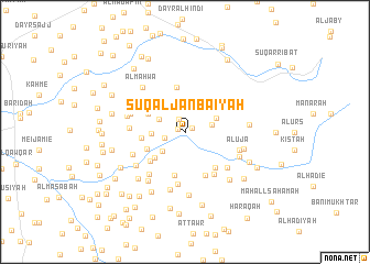 map of Sūq al Janba‘īyah