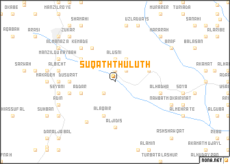 map of Sūq ath Thuluth