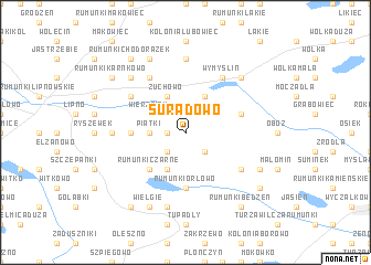map of Suradowo