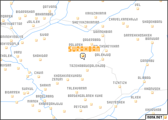 map of Sūrahbān