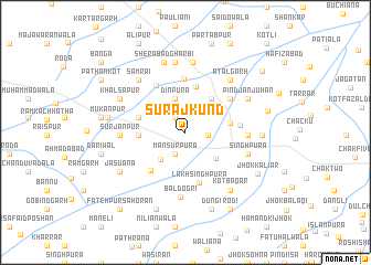 map of Suraj Kund