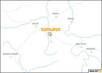 map of Surajpur
