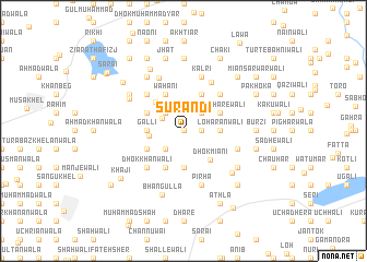map of Surandi