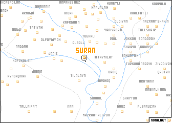 map of Şūrān