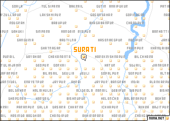 map of Surati