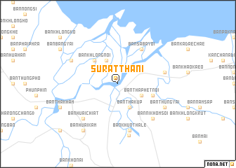 map of Surat Thani
