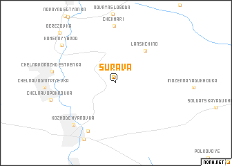 map of Surava