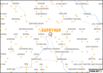 map of Surayḩūr