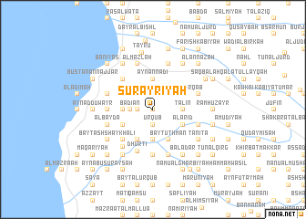 map of Surayrīyah