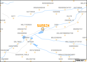 map of Surazh