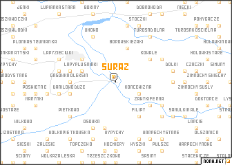 map of Suraż