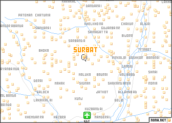 map of Surbāt