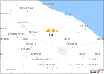 map of Surbo