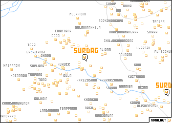 map of Sūr Dāg