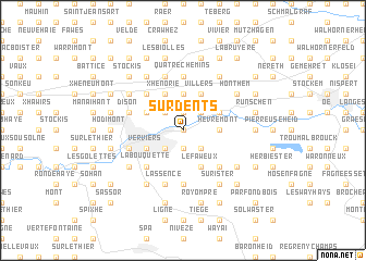 map of Surdents