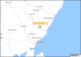 map of Surebaye