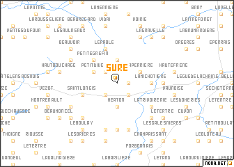 map of Suré