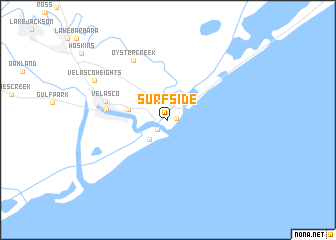 map of Surfside