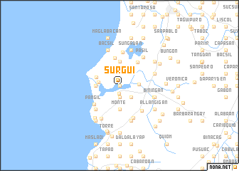 map of Surgui