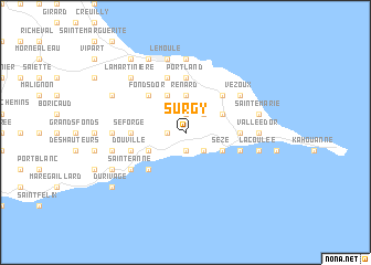 map of Surgy