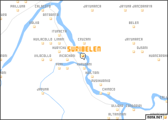 map of Suribelén