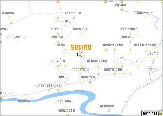 map of Surino
